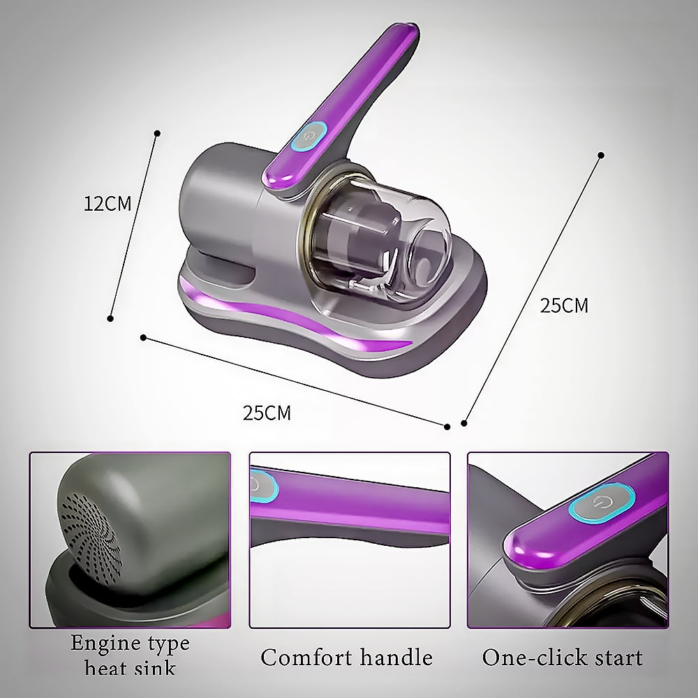 Aspirapolvere UV | Aspiratore per Acari e Batteri a Luce UV Antiacari Antibatteri