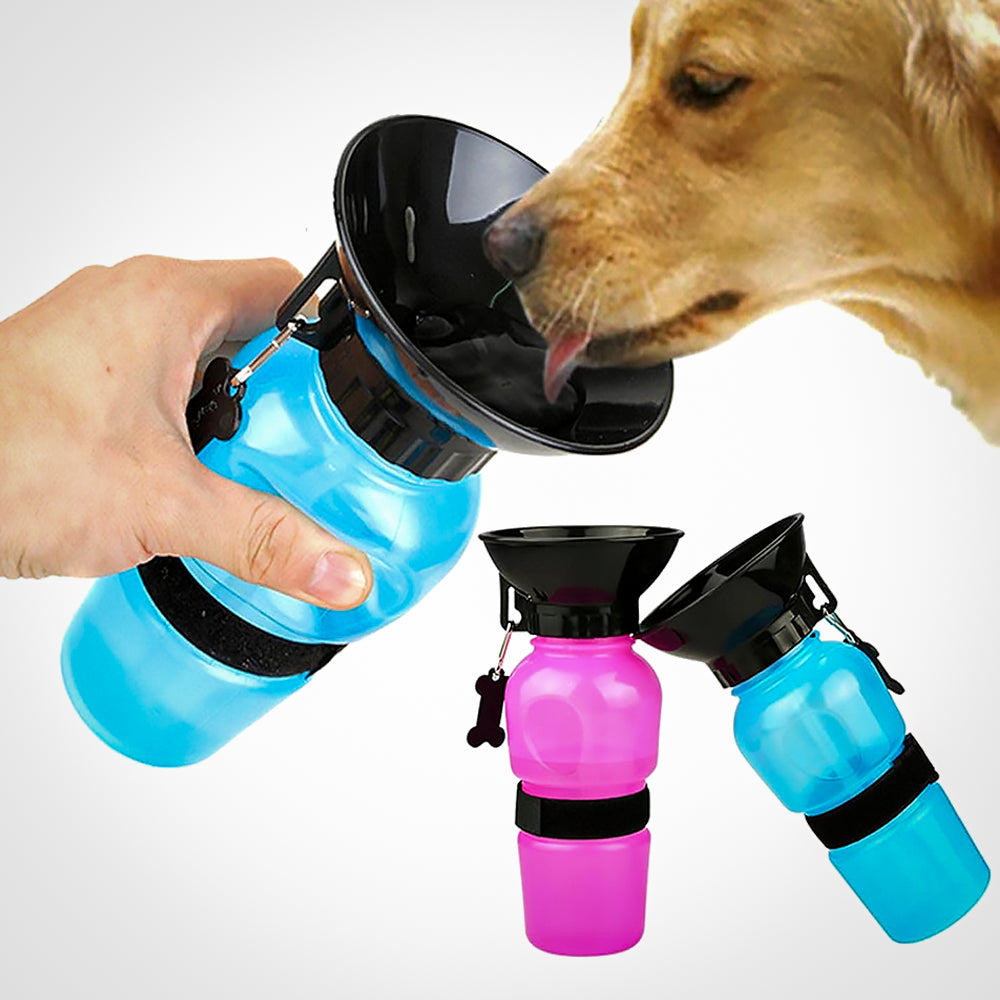 AcquaDog - Bottiglia/Borraccia da viaggio portatile per cani - 500 ml. acqua