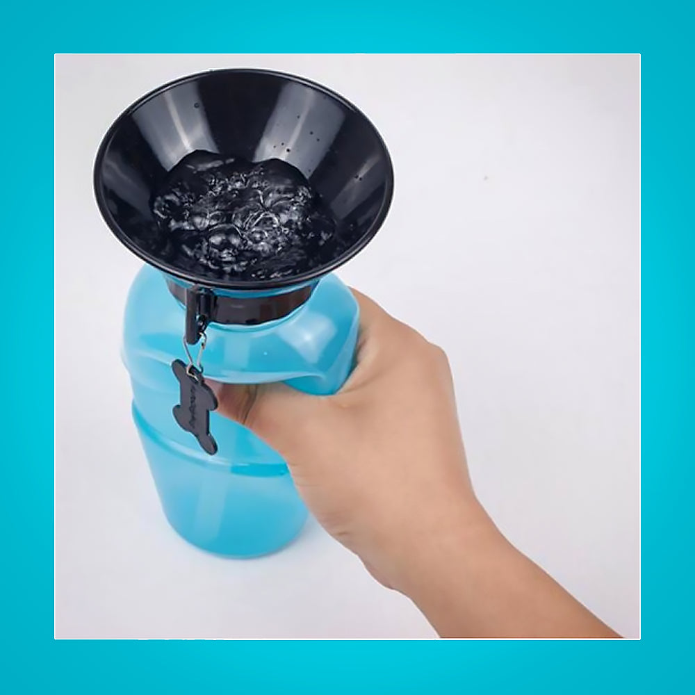 AcquaDog - Bottiglia/Borraccia da viaggio portatile per cani - 500 ml. acqua