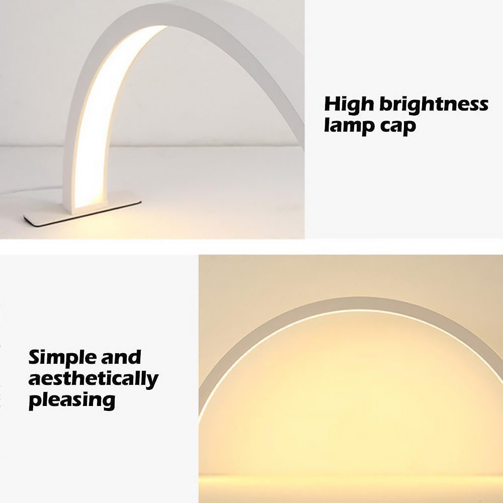 Lampada per Estetica da Scrivania a Mezza Luna - Luce a Led 3000/6000k - Mani, Viso, Tatuaggi