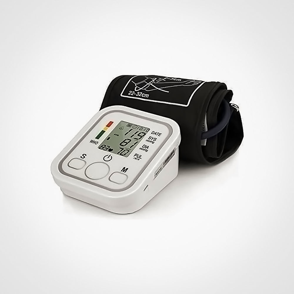 Misuratore Pressione del Sangue e Battito Cardiaco | Automatico LCD Digitale