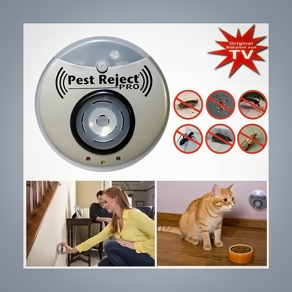 Dissuasore/Repellente a Ultrasuoni per Insetti, Topi e Roditori