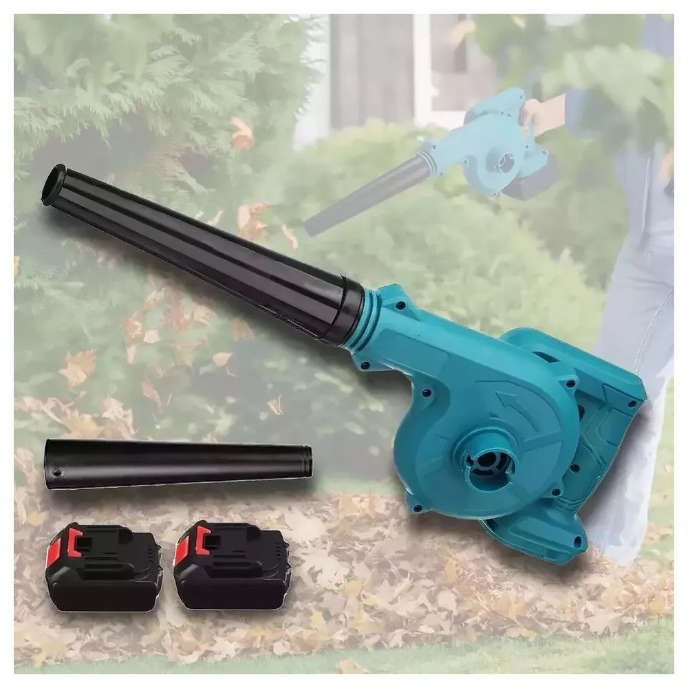 Soffiatore a Doppia Batteria 48/88V Velocità Regolabile Doppia Batteria 165/300 watt