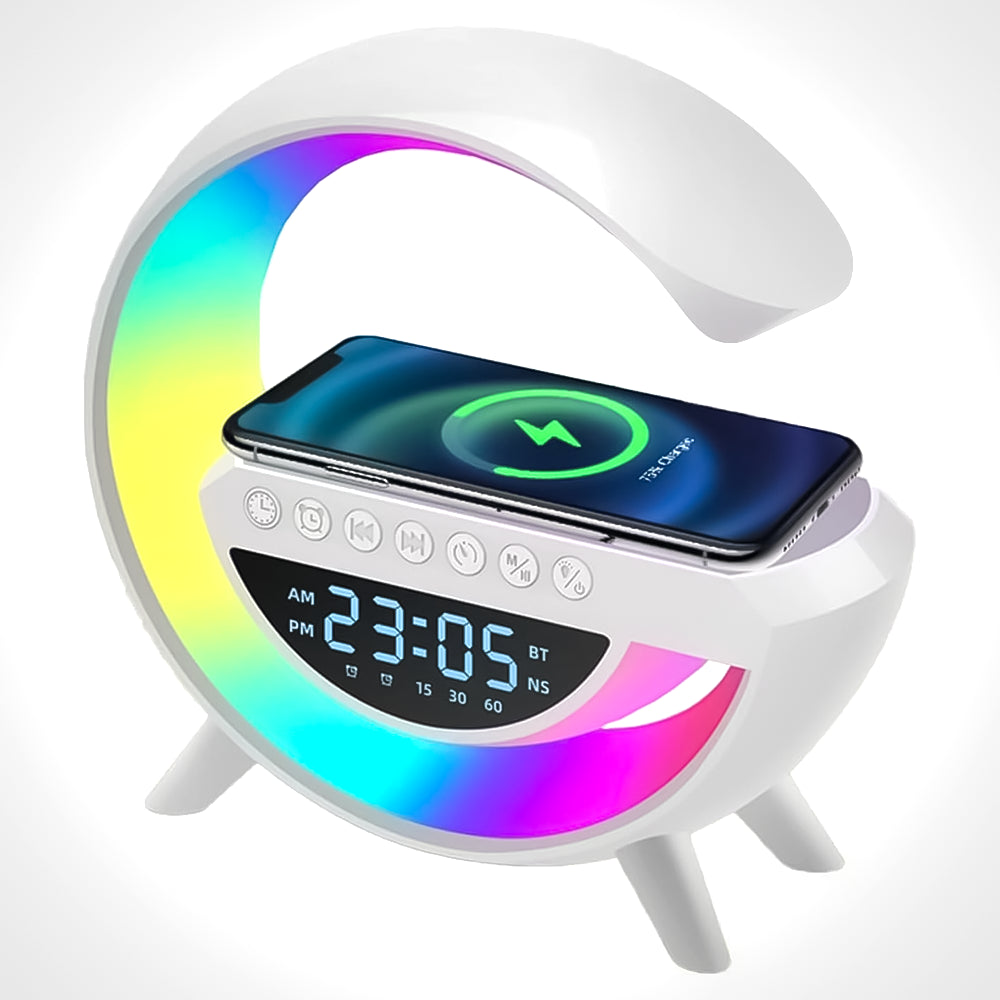 G-form | Apparecchio Multifunzione > Cassa/Speaker Ricarica Smartphone Fast WiFi Qi Orologio Sveglia LED