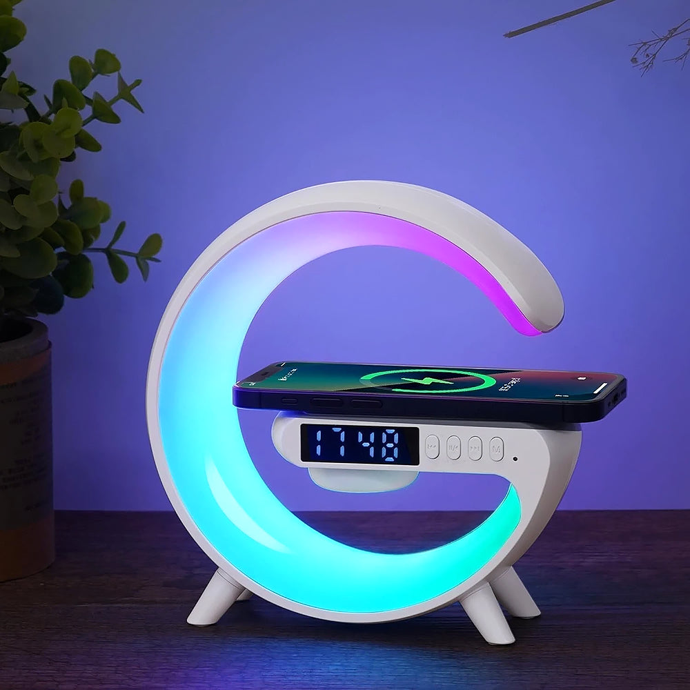 G-form | Apparecchio Multifunzione > Cassa/Speaker Ricarica Smartphone Fast WiFi Qi Orologio Sveglia LED