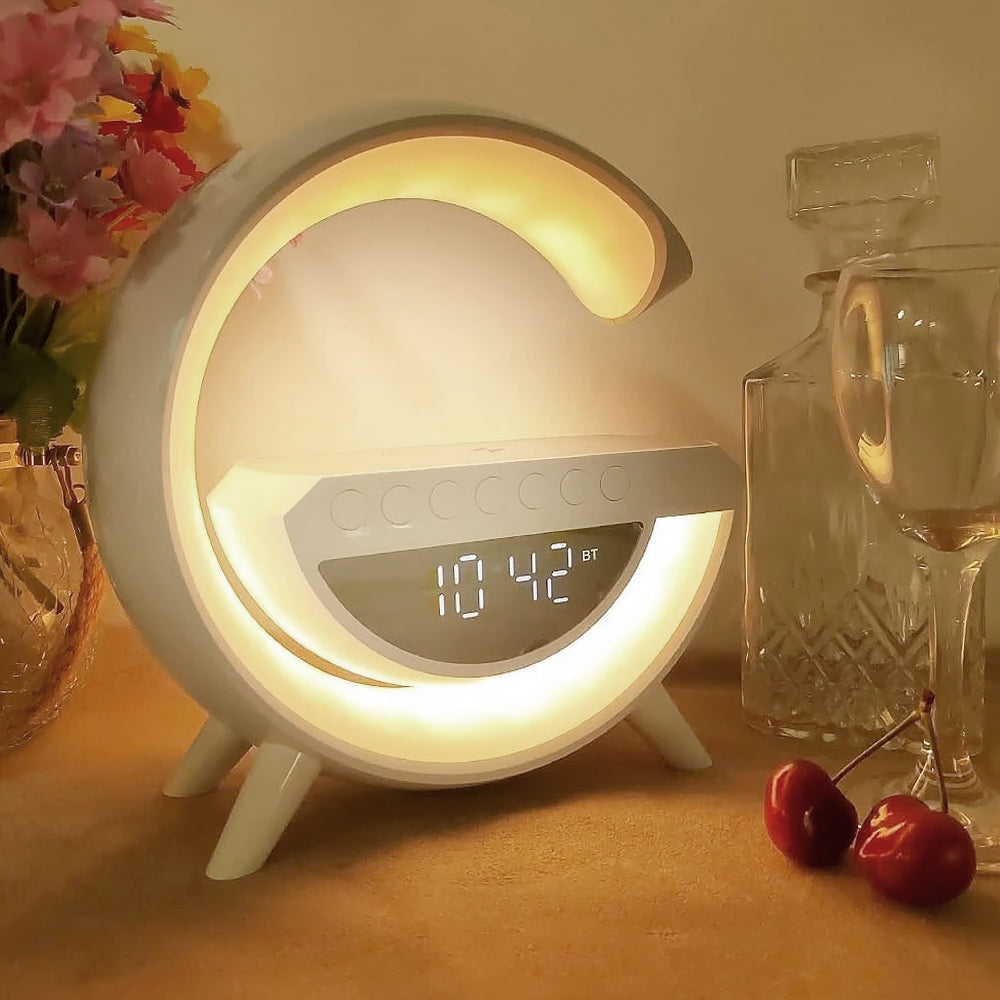 G-form | Apparecchio Multifunzione > Cassa/Speaker Ricarica Smartphone Fast WiFi Qi Orologio Sveglia LED