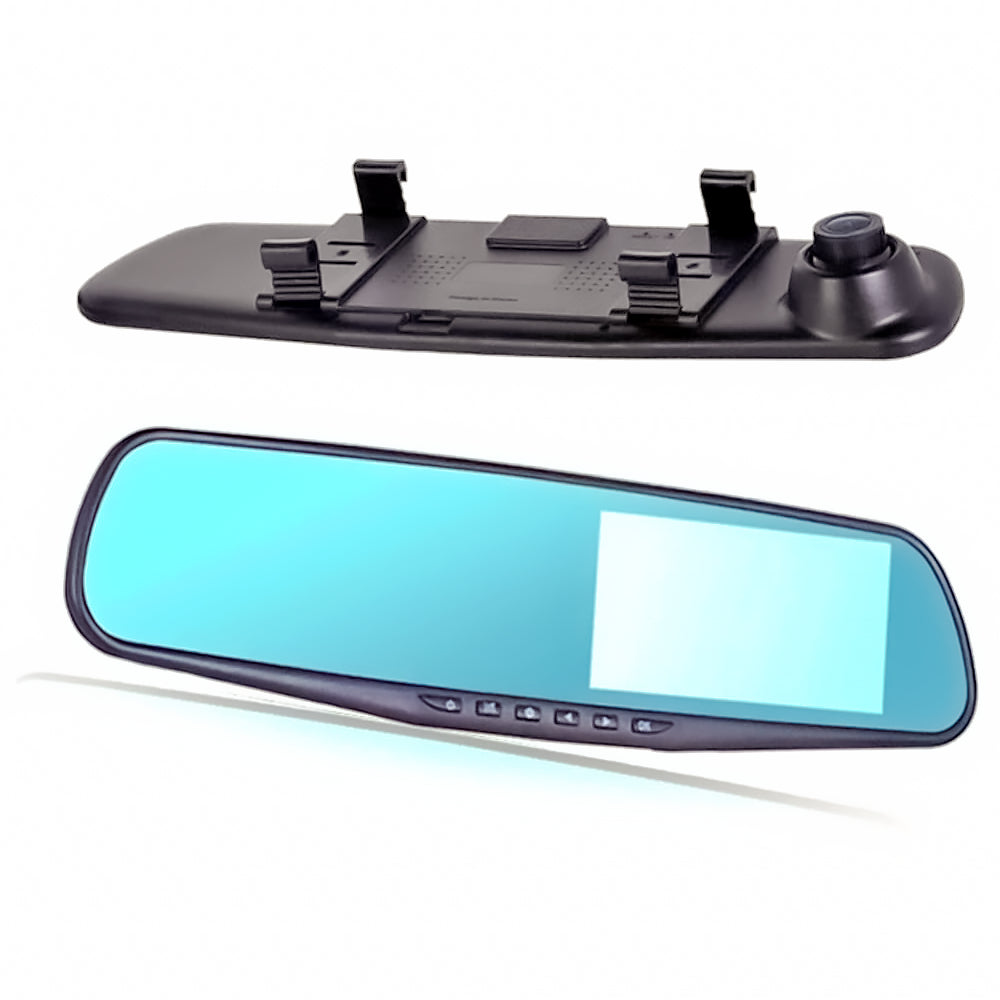 Telecamera Specchietto Retrovisore con Monitor Auto DVR Full HD 4.3 TFT Retro Camera