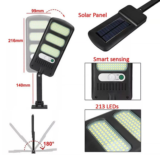 Lampioni/Lampade solari LED 2 pz. - Faretti/Luci per esterni - Luce Bianca