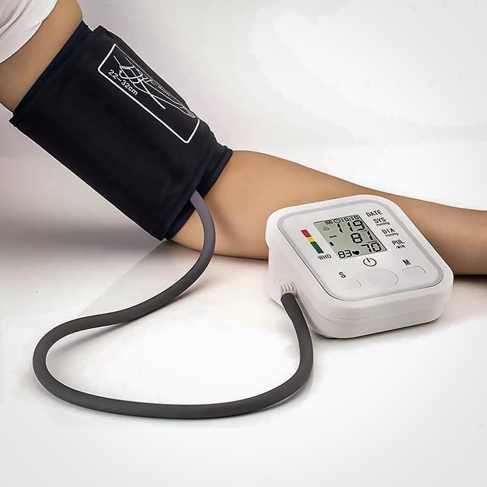 Misuratore Pressione del Sangue e Battito Cardiaco | Automatico LCD Digitale