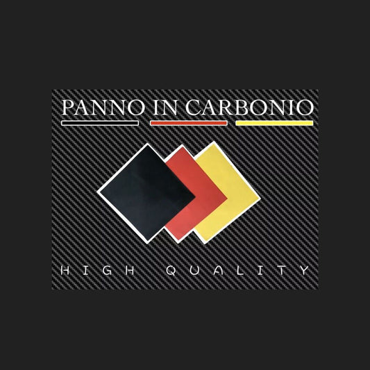 Set 3 Panni in Carbonio cm 40x40 - Pulisce, Asciuga e non lascia Aloni
