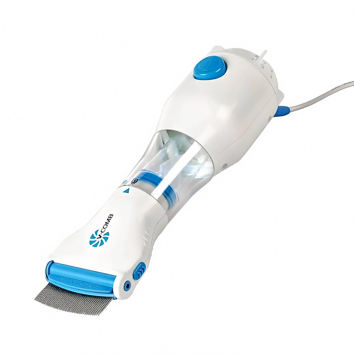 Pettine Elettrico a Led - Cattura e Aspira Pidocchi, Lendini e Uova dai Capelli - per Bambini e Adulti