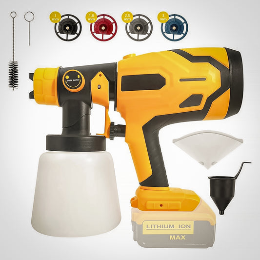 Pistola Elettrica per Verniciatura a Spruzzo  per Interno/Esterno | Batterie 21V