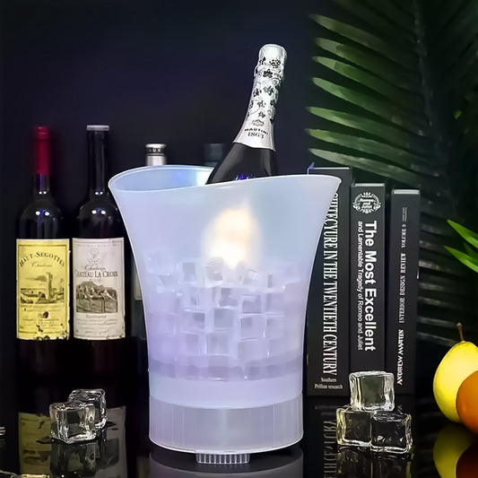 Secchiello Portaghiaccio Con Altoparlante Bluetooth LED / RGB a 6 Colori