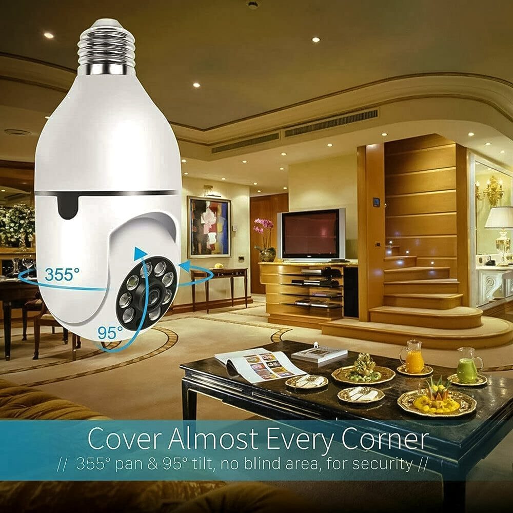Telecamera Wi-Fi a Lampadina HD 2MP