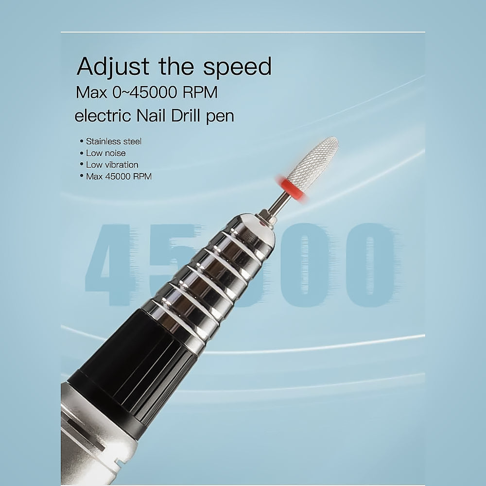 Trapano a Fresa Professionale per Unghie - 45000 RPM